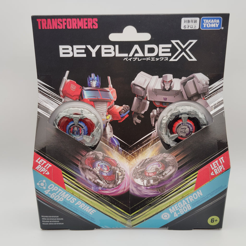 【本体セット】BX-00 トランスフォーマー オプティマスプライマル4-60P / メガトロン4-80B BEYBLADE X ベイブレードX タカラトミー l TAKARA TOMY