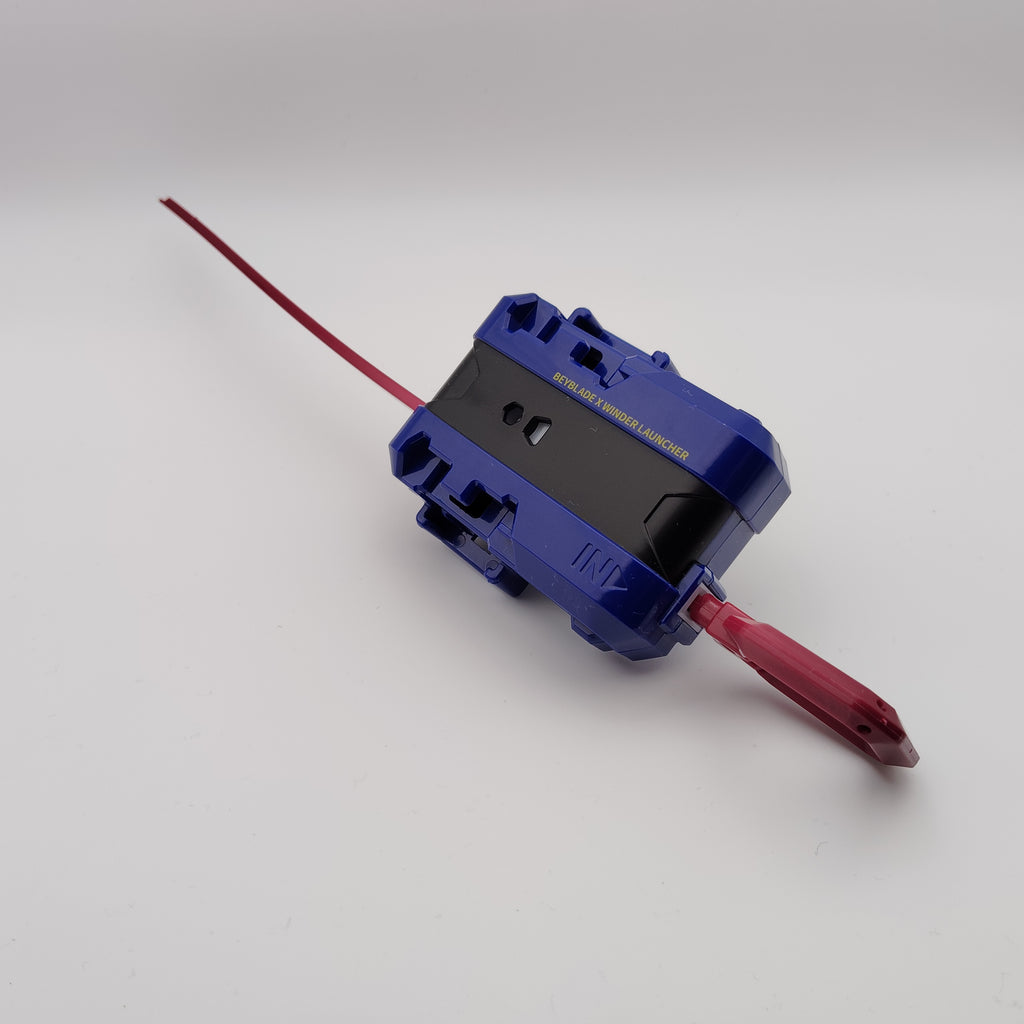 【ランチャー単品】ワインダーランチャー ブルー×レッド UX-00 ドランバスター1-60A メタルコート:ブルー FCバルセロナver.  収録品 BEYBLADE X ベイブレードX タカラトミー l TAKARA TOMY