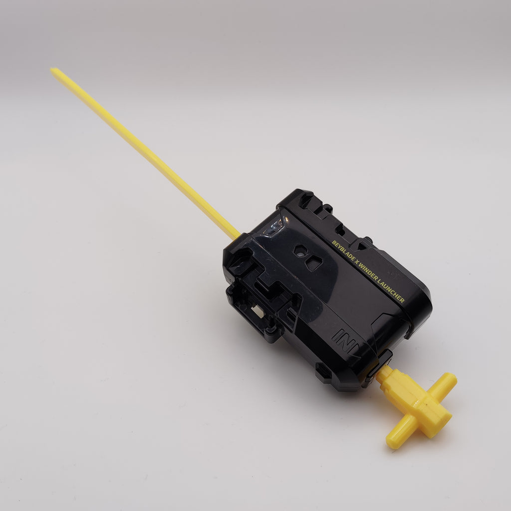 【ランチャー単品】ワインダーランチャー ブラック×イエロー + ロングワインダー UX-14 スコーピオスピア0-70Z 収録品 BEYBLADE X ベイブレードX タカラトミー l TAKARA TOMY